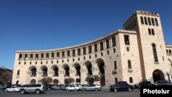 Armenia - The Foreign Ministry building in Yerevan, 23Mar2011.