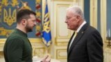 Wolodymyr Zelenski ABŞ-nyň prezidenti Donald Trampyň Ukraina we Russiýa boýunça ýörite wekili Kit Kellog bilen