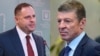 Голова Офісу президента України Андрій Єрмак і заступник голови адміністрації президента Росії Дмитро Козак