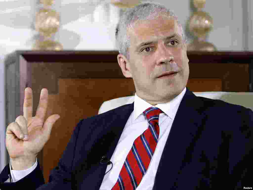 Srbija - Predsjednik Boris Tadić dao intervju agenciji Reuters u Beogradu, 27.05.2011. Foto: Reuters / Marko Đurica