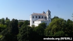 Мсьціслаў. Від з Замкавай гары на кармеліцкі касьцёл