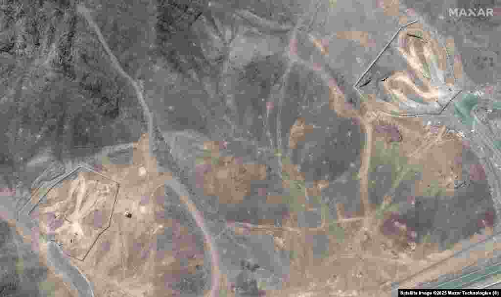 ABŞ-nyň hüjüminden öň we soň Fordow toplumyndaky tunel girelgeleri.