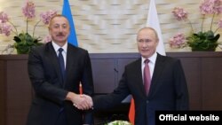 Ռուսաստանի նախագահ Վլադիմիր Պուտին և Ադրբեջանի նախագահ Իլհամ Ալիև, արխիվ
