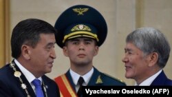 Сооронбай Жээнбеков менен Алмазбек Атамбаев. 24-ноябрь, 2017-жыл. 