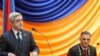 Армения – Выступление президента Армении Сержа Саргсяна на церемонии инаугурации новоизбранного мэра Еревана Гагика Бегларяна. Ереван, 11 июня 2009 г. 