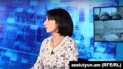 Իրավապաշտպան Զարուհի Հովհաննիսյանը «Ազատության» տաղավարում։