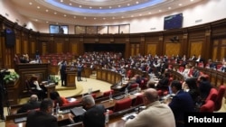 The Armenian parliament in session (archive photo)