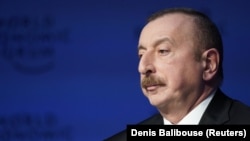Ադրբեջանի նախագահ Իլհամ Ալիևը, արխիվ, Դավոս, 23 հունվարի, 2018թ.