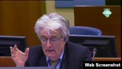 Radovan Karadžić u sudnici 2. marta 2011