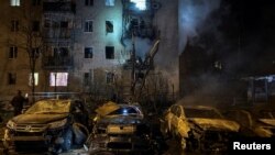Наслідки одного з попередніх ударів РФ по Харкову, 3 квітня 2025 року