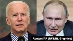 Американскиот и рускиот претседател, Џо Бајден и Владимир Путин