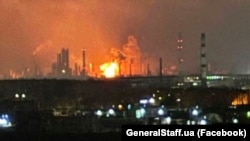 Наслідки удару Сил оборони України по Рязанській нафтопереробній компанії, завданого у ніч на 26 січня 2024 року