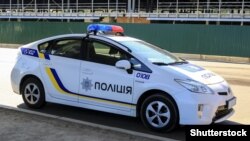 Поліцейська машина в Києві