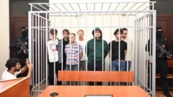 Россияне в в Сабаильском районном суде, Баку, Азербайджан